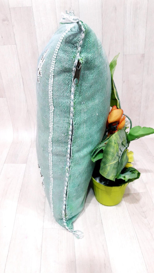 Handmade Cactus Silk Pillow Cover – Moroccan Sabra Cushion (SP 1007)