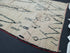 Handmade Creamy Abstract Moroccan Berber Rug for Living Room