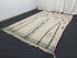 Handmade Creamy Abstract Moroccan Berber Rug for Living Room