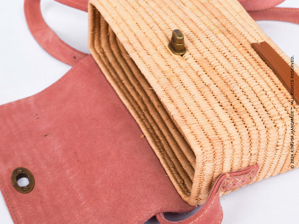 Structured Leather Crossbody Bag With Handle