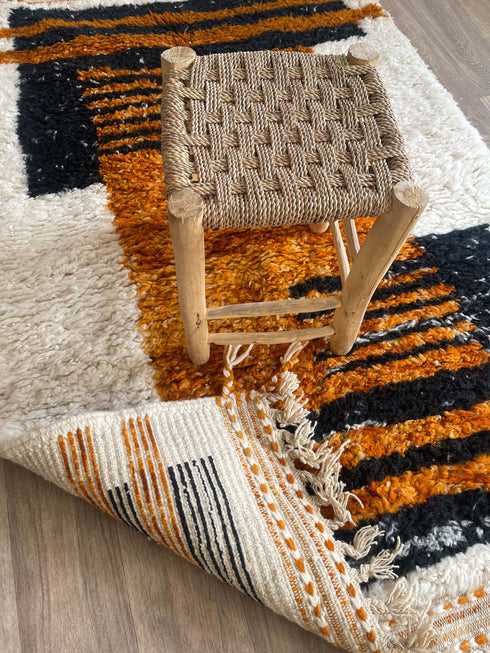 Handmade Moroccan Beni Ourain Wool Rug - Custom Area Rug