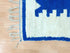 Handmade Moroccan Beni Ourain Wool Rug in Royal Blue