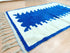 Handmade Moroccan Beni Ourain Wool Rug in Royal Blue