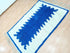 Handmade Moroccan Beni Ourain Wool Rug in Royal Blue