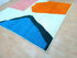 Handmade Moroccan Berber Rug - Peach & Blue Wool Area Rug