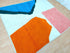 Handmade Moroccan Berber Rug - Peach & Blue Wool Area Rug
