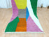 Handmade Moroccan Colorful Wool Runner | Boho Berber Rug