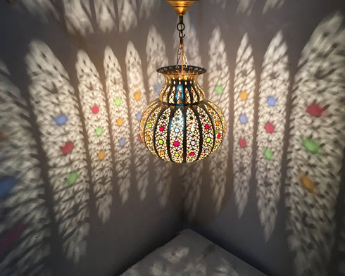 Handmade Moroccan Pendant light, Moroccan Lampshade Hanging Lamp (PL 1010)