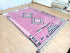 Handmade Moroccan Pink Rug - Berber Wool Carpet