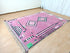 Handmade Moroccan Pink Rug - Berber Wool Carpet