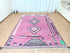 Handmade Moroccan Pink Rug - Berber Wool Carpet