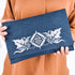 Moroccan Blue Clutch Handbag – Elegant Embroidery for Weddings & Special Occasions
