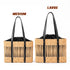 Handmade Wicker Tote Bag | Openwork Basket with Drawstring