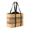 Handmade Wicker Tote Bag | Openwork Basket with Drawstring