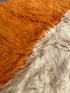 Handmade Orange Moroccan Wool Rug – Custom Berber Area Rug