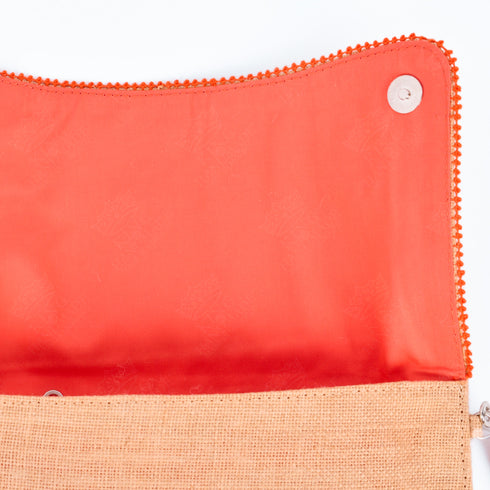 Boho Jute Clutch Handbag – Perfect for Summer Getaways & Wedding Gifts