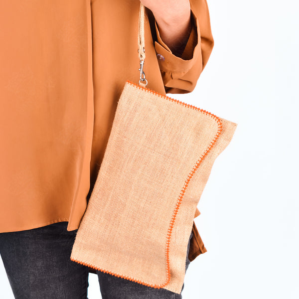 Boho Jute Clutch Handbag – Perfect for Summer Getaways & Wedding Gifts