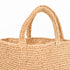 Khaki Large Raffia Croched Bag – Stylish Beach Essential