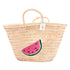 Watermelon Embroidered Straw Beach Bag -  Honeymoon & Vacation Tote