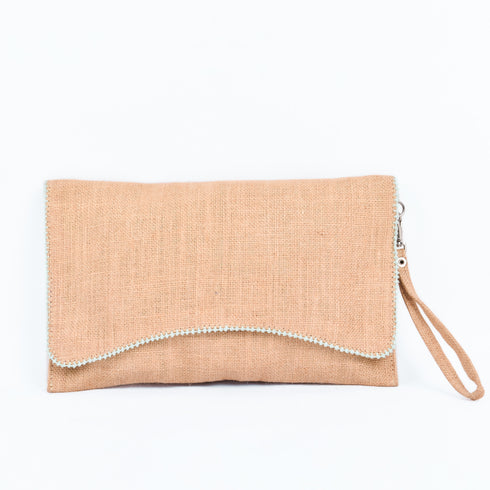 Artisan Jute Clutch Handbag – Perfect for Bridesmaids & Getaways
