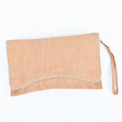 Artisan Jute Clutch Handbag – Perfect for Bridesmaids & Getaways