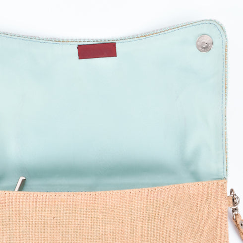 Artisan Jute Clutch Handbag – Perfect for Bridesmaids & Getaways