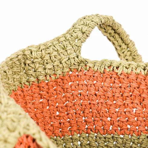 Beach Raffia Crocheted Tote Bag - Spacious Vacation Tote