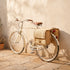 Handmade Reed Bicycle Basket Luggage Rack With Dual Straw Pockets | Summer Bike Decor Gift