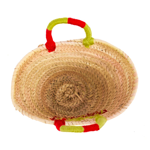 Handwoven Strawberry Basket – Cute Straw Tote