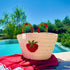 Handwoven Strawberry Basket – Cute Straw Tote