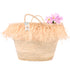 Boho Fringed Raffia Tote – The Perfect Beach, Picnic & Vacation Getaway Bag