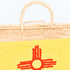 Stylish New Mexico Flag - Straw Basket with Vibrant Embroidery 🌵