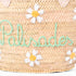 Chic Hand-Embroidered Daisies Basket 🌼| perfect sunny-day companion