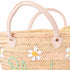 Chic Hand-Embroidered Daisies Basket 🌼| perfect sunny-day companion
