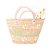 Chic Hand-Embroidered Daisies Basket 🌼| perfect sunny-day companion