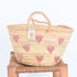 Sweet Hearts Embroidered Basket - Handwoven Love-Inspired Tote 💕