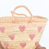 Sweet Hearts Embroidered Basket - Handwoven Love-Inspired Tote 💕