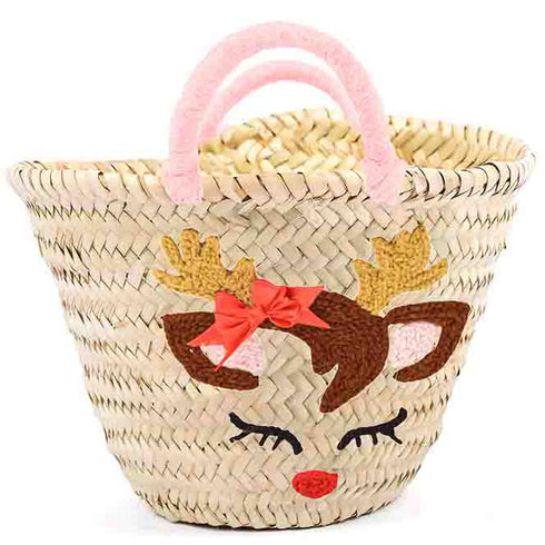 Santa's Straw Bag: Perfect Personalized Gift !
