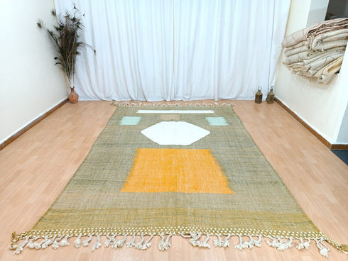 Kilim Area Rug - Handmade Moroccan Flatweave Berber Rug