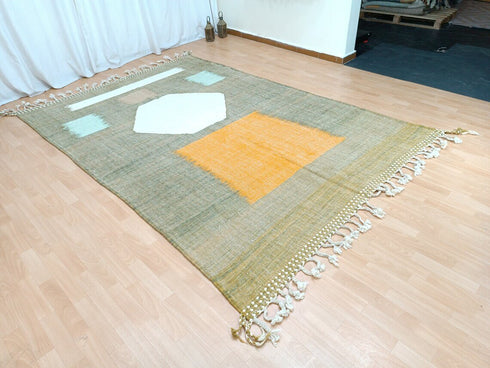 Kilim Area Rug - Handmade Moroccan Flatweave Berber Rug