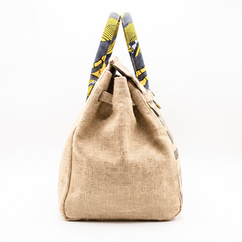 Large Jute Weekender Bag – Moroccan Travel Tote