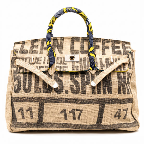 Large Jute Weekender Bag – Moroccan Travel Tote