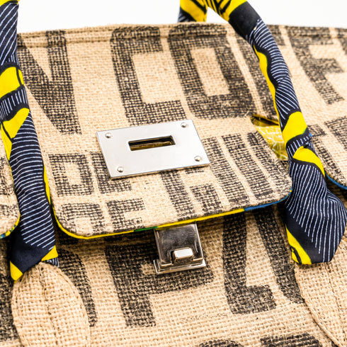 Large Jute Weekender Bag – Moroccan Travel Tote