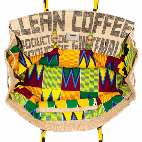 Large Jute Weekender Bag – Moroccan Travel Tote