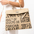 Moroccan Jute Tote Bag | Natural Travel Handbag