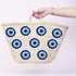 Large Evil Eye Straw Beach Bag | Multiple Eye Design
