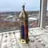 Large Moroccan Brass Lantern with Colorful Glass (CL 1012)