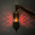 Large Moroccan Hanging Lantern – Brass & Colorful Glass (CL 1002)