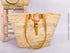 Yellow Large Beach bag - Handwoven