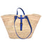 Blue Large Beach bag - Handwoven